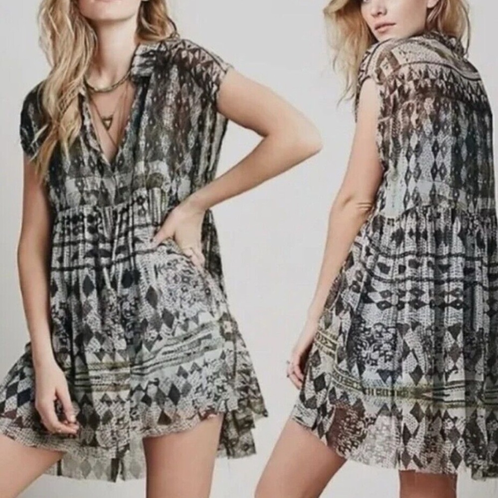 Free People Empire Extreme Shirtdress